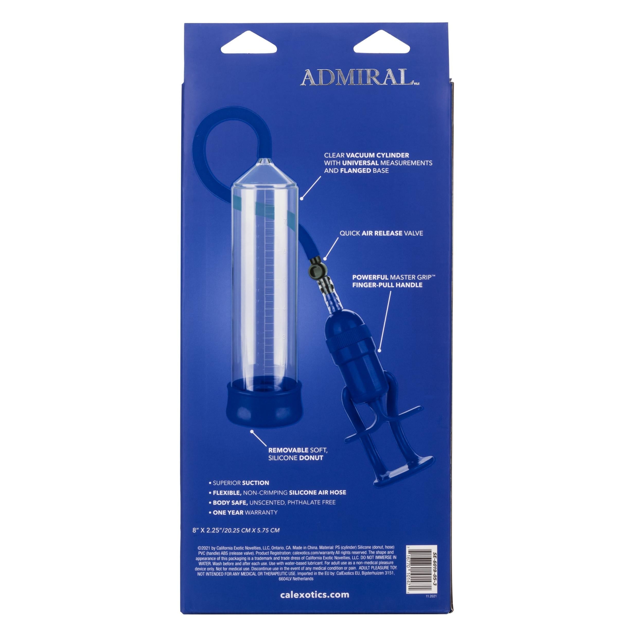 Admiral Sta-hard Pump California Exotic Novelties