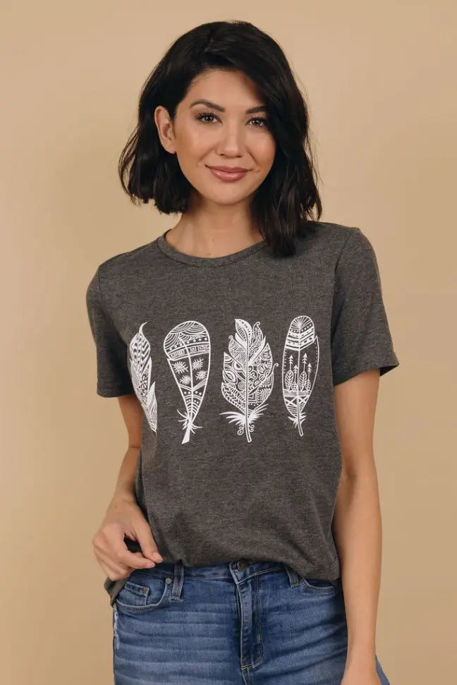 Adrian Feather Tee Stay Warm in Style
