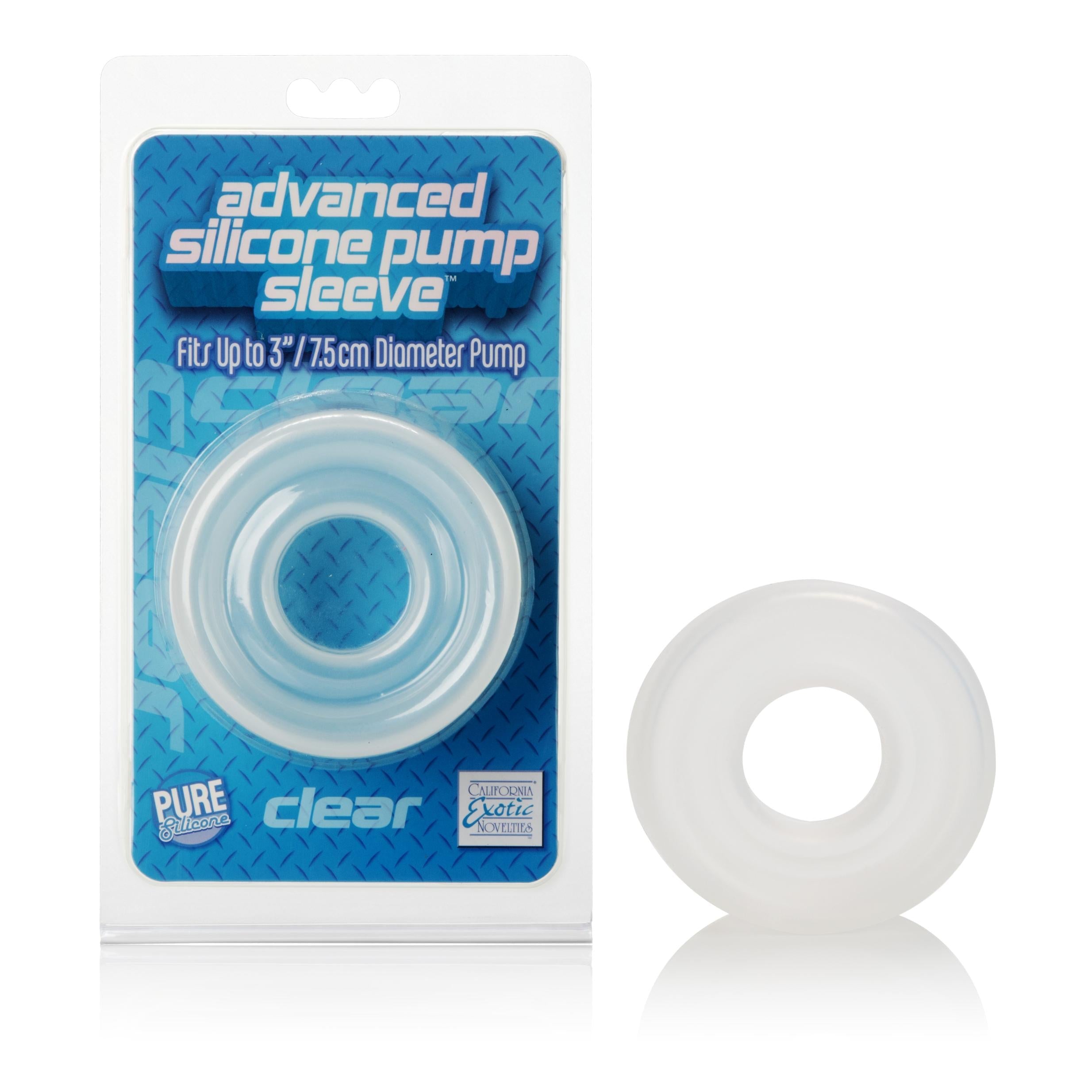 Advanced Silicone Pump Sleeve Blue - GreatEagleInc