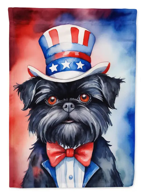 Affenpinscher Patriotic American Garden Flag Caroline's Treasures