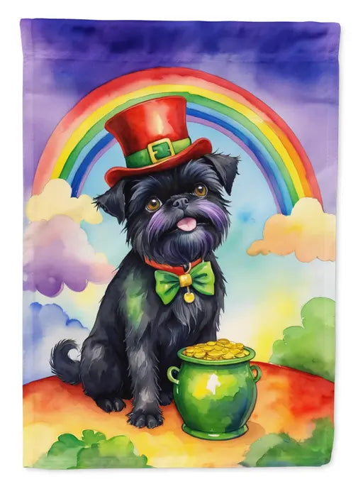 Affenpinscher St Patrick's Day Garden Flag Caroline's Treasures