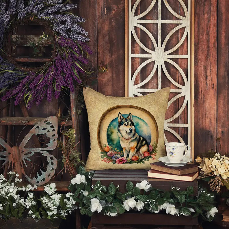 Affenpinscher and Flowers Pair of Pot Holders Caroline's Treasures