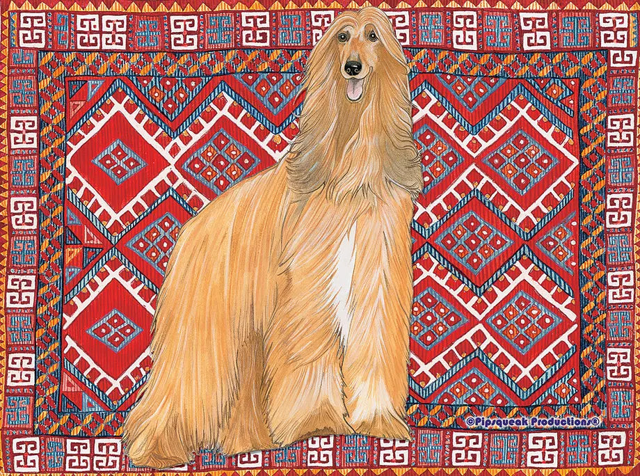 Afghan - Best of Breed Dog Breed Fleece Blanket Best of Breed