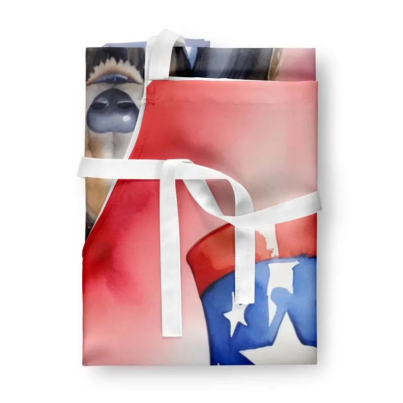 Afghan Hound Patriotic American Apron Caroline's Treasures
