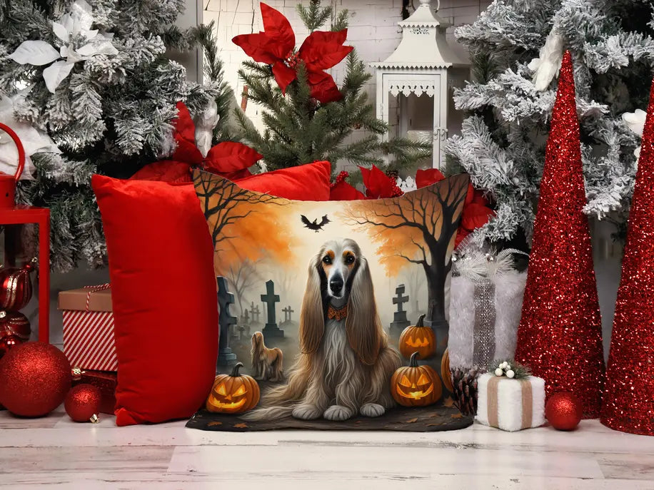 Afghan Hound Spooky Halloween Foam Coasters Caroline's Treasures