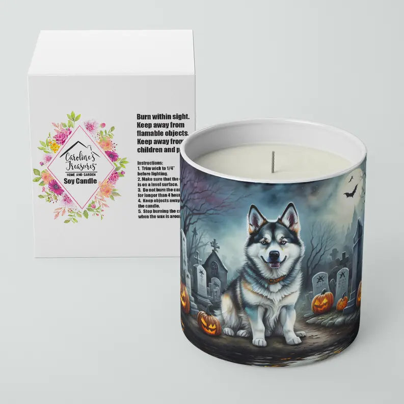 Afghan Hound Spooky Halloween Foam Coasters Caroline's Treasures