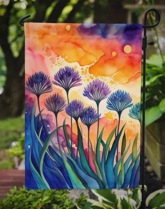 Agapanthus in Color Garden Flag Caroline's Treasures