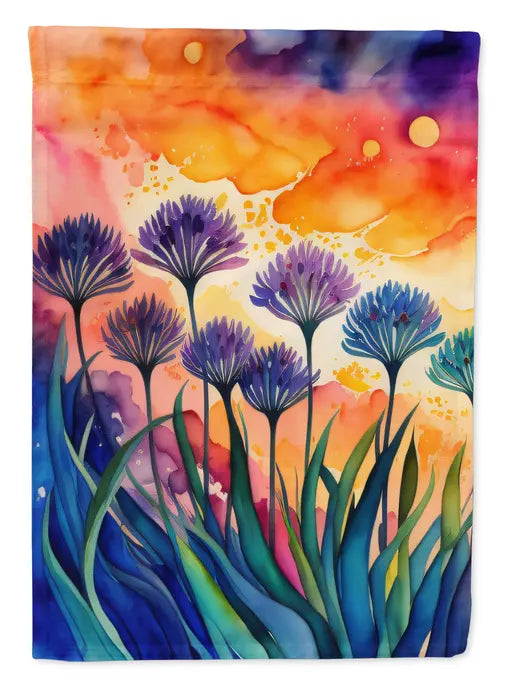 Agapanthus in Color Garden Flag Caroline's Treasures