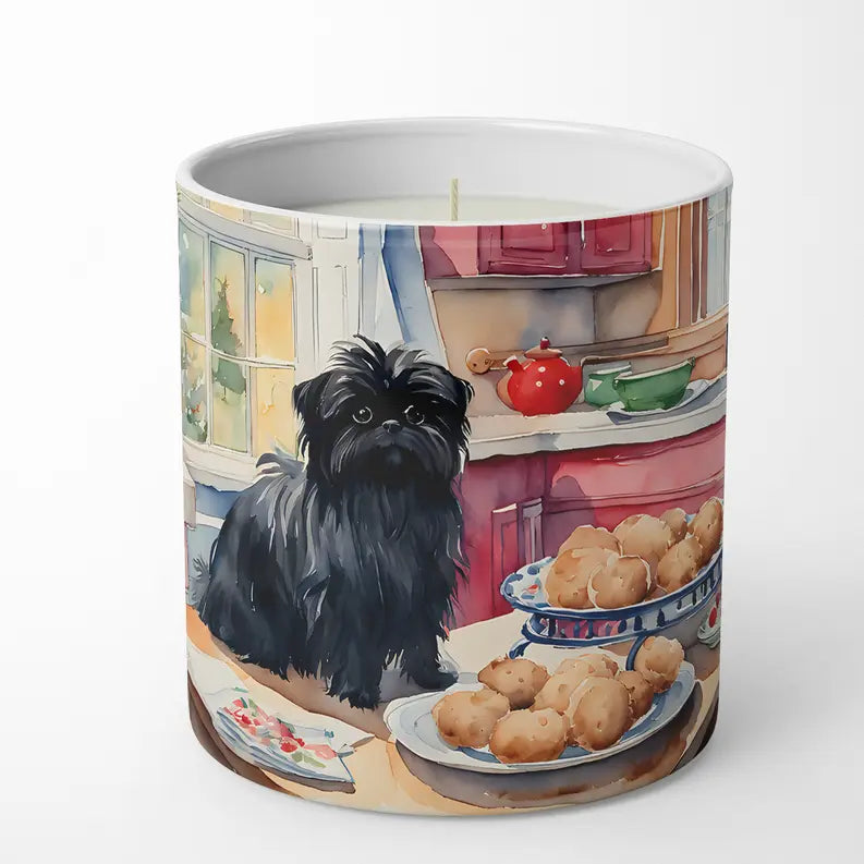 Airedale Terrier Christmas Cookies Decorative Soy Candle Caroline's Treasures
