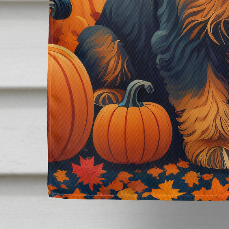 Airedale Terrier Fall House Flag Caroline's Treasures