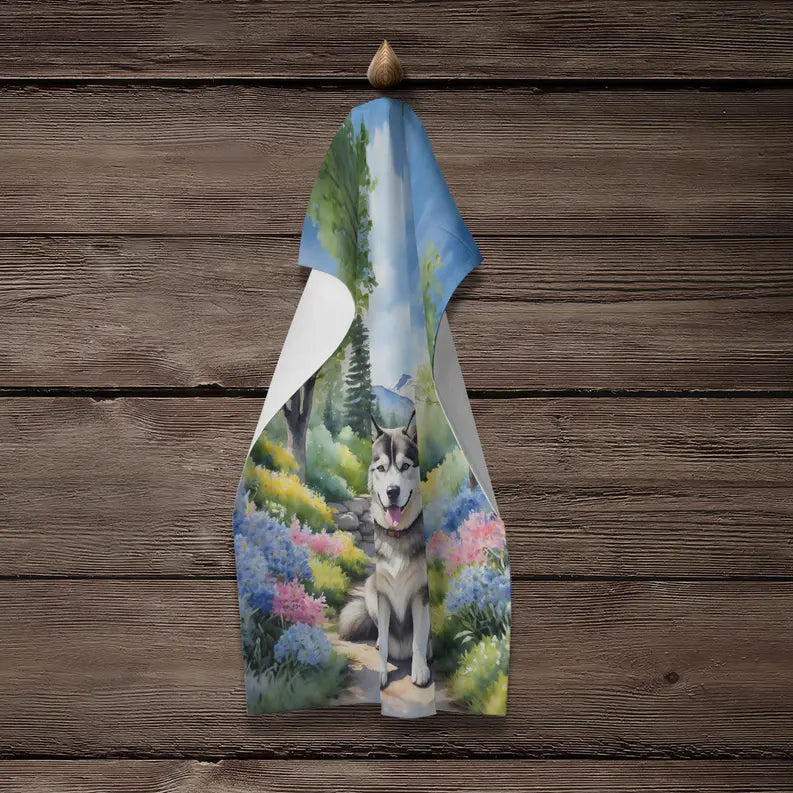 Airedale Terrier Spring Garden Pair of Pot Holders Caroline's Treasures