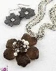 Akila in Silver/ Dark Brown SurelyMine