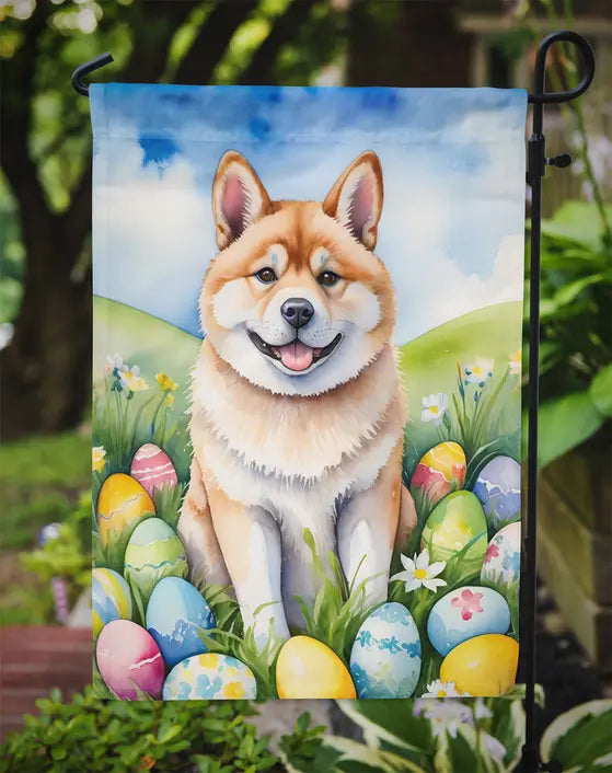 Akita Easter Egg Hunt Garden Flag Caroline's Treasures