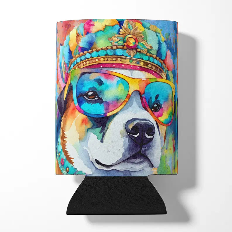 Akita Hippie Dawg Pair of Pot Holders Caroline's Treasures