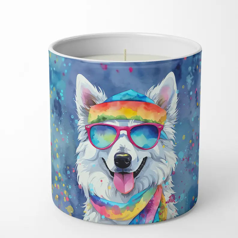 Akita Hippie Dawg Pair of Pot Holders Caroline's Treasures