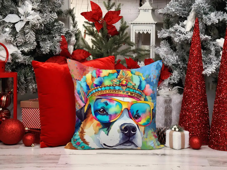 Akita Hippie Dawg Pair of Pot Holders Caroline's Treasures