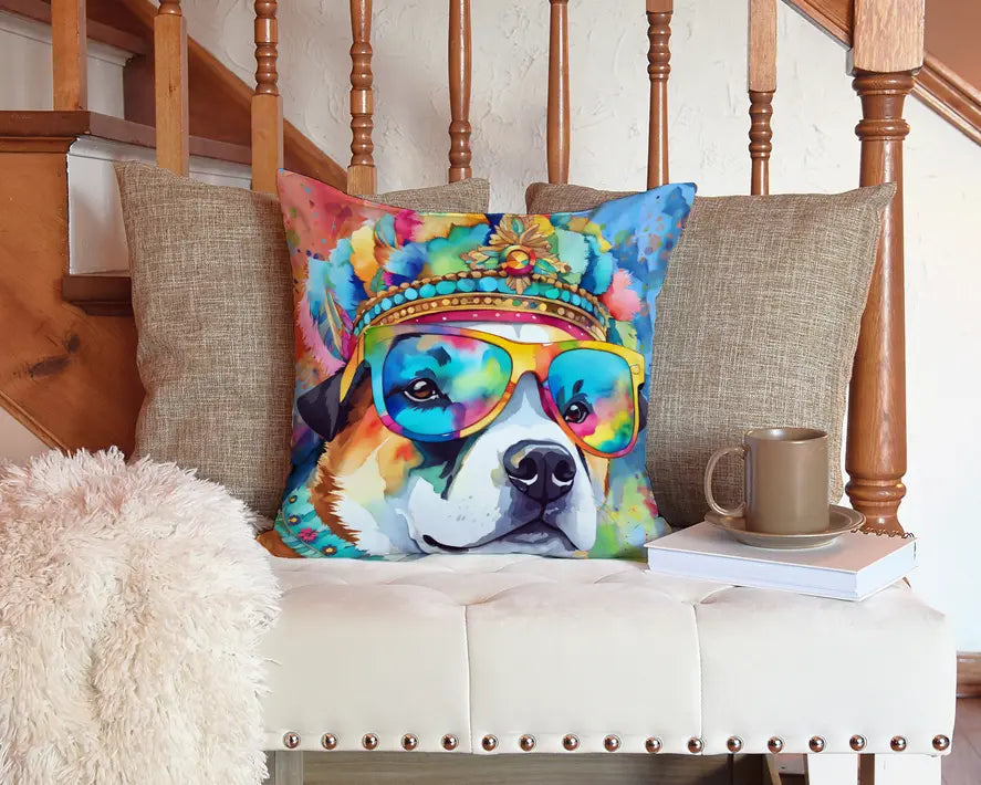 Akita Hippie Dawg Pair of Pot Holders Caroline's Treasures