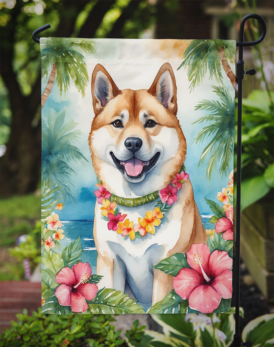 Akita Luau Garden Flag Caroline's Treasures