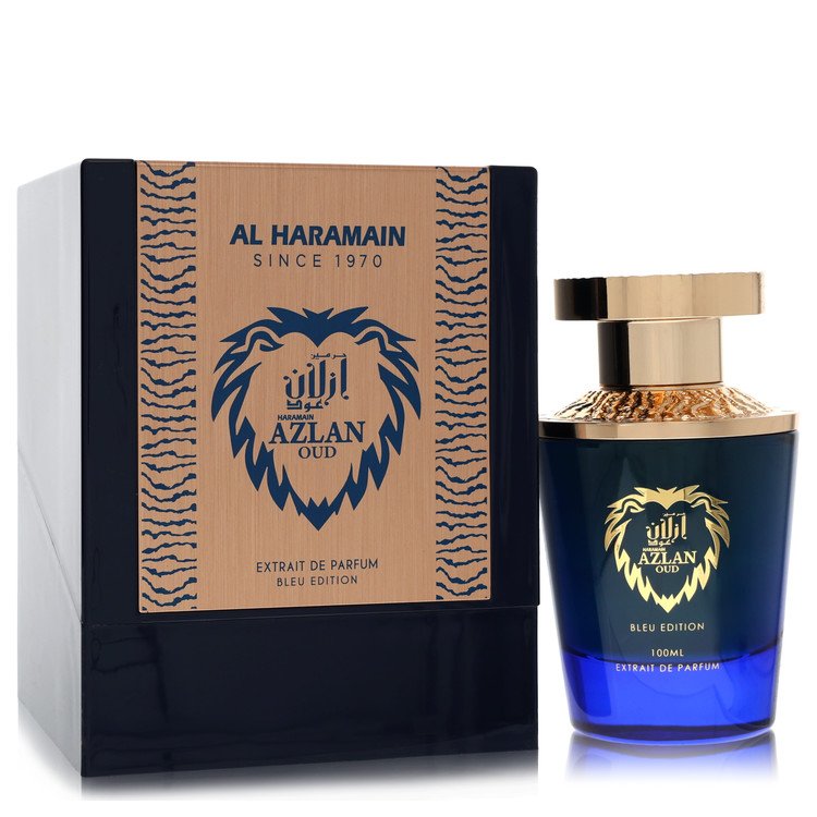 Al Haramain  Al Haramain Azlan Oud Bleu by Al Haramain Extrait De Parfum Spray 3.33 oz for Men for Fragrances for Men Al Haramain