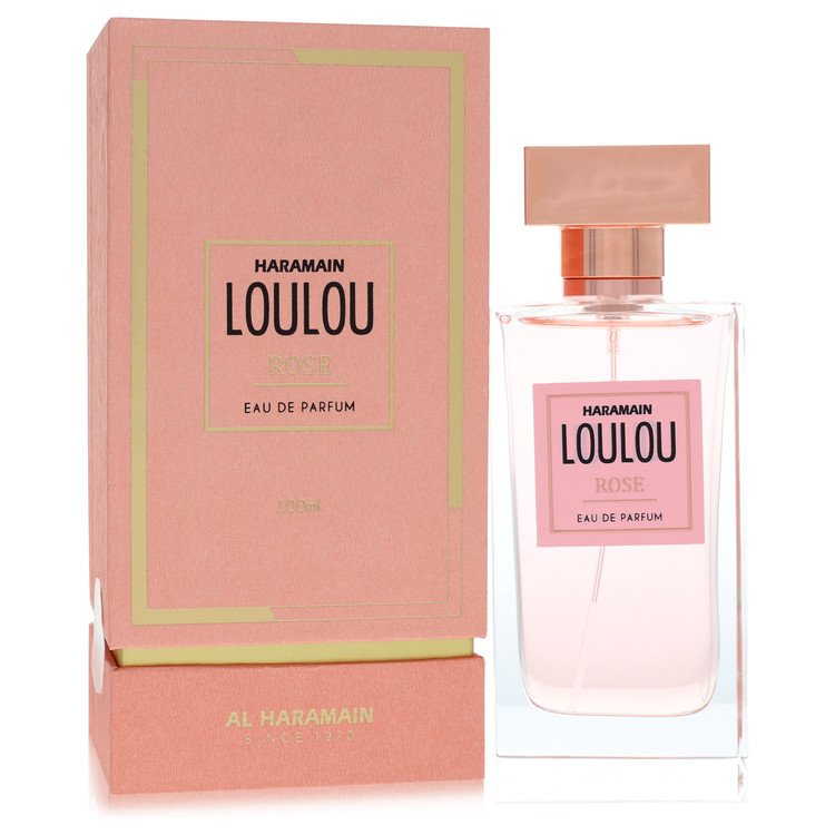 Al Haramain  Al Haramain Loulou Rose by Al Haramain Eau De Parfum Spray 3.33 oz for Women for Fragrances for Women Al Haramain