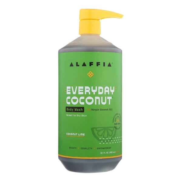Alaffia - Everyday Body Wash - Coconut Lime - 32 Fl Oz. Alaffia