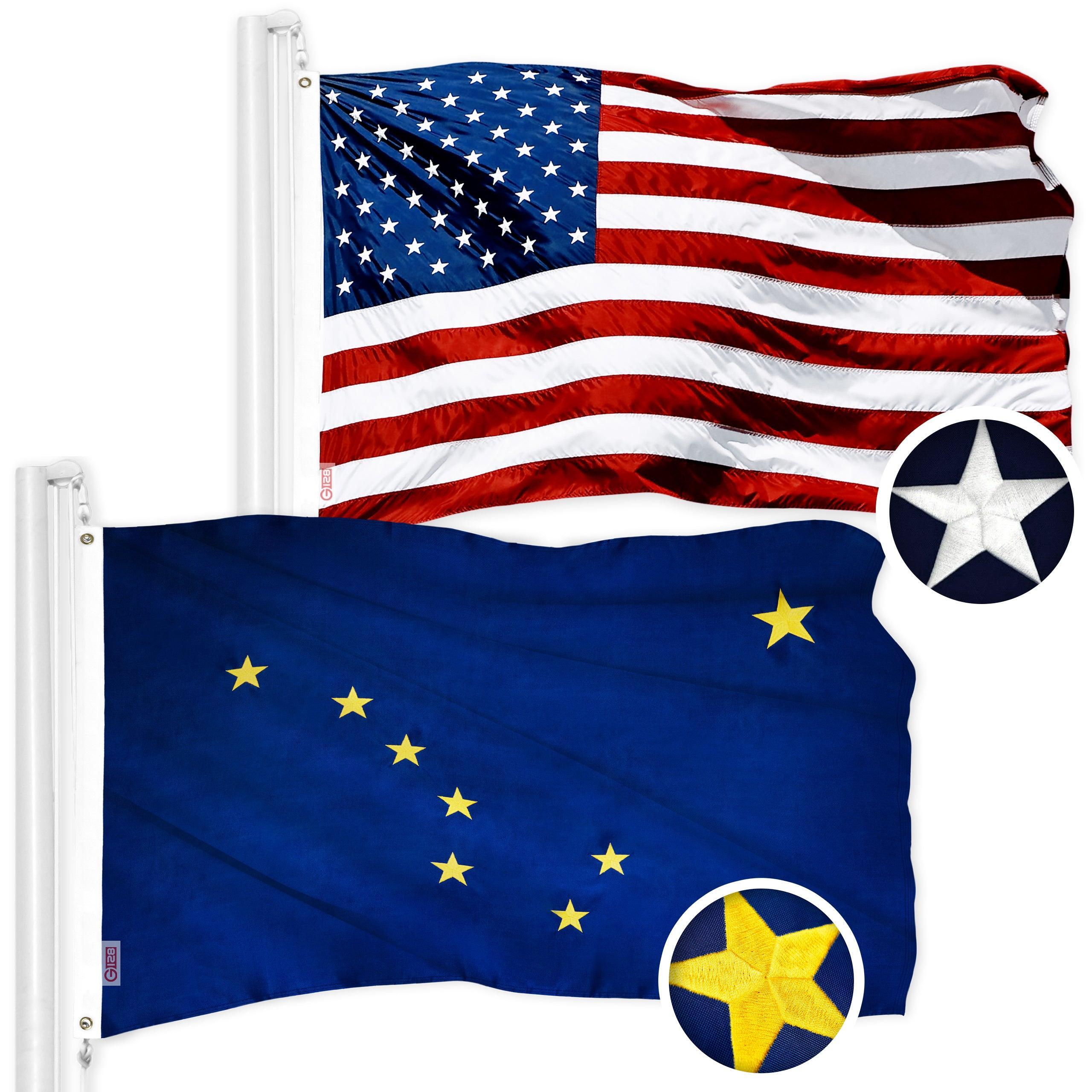 Alaska AK State Flag - khaled test - GreatEagleInc