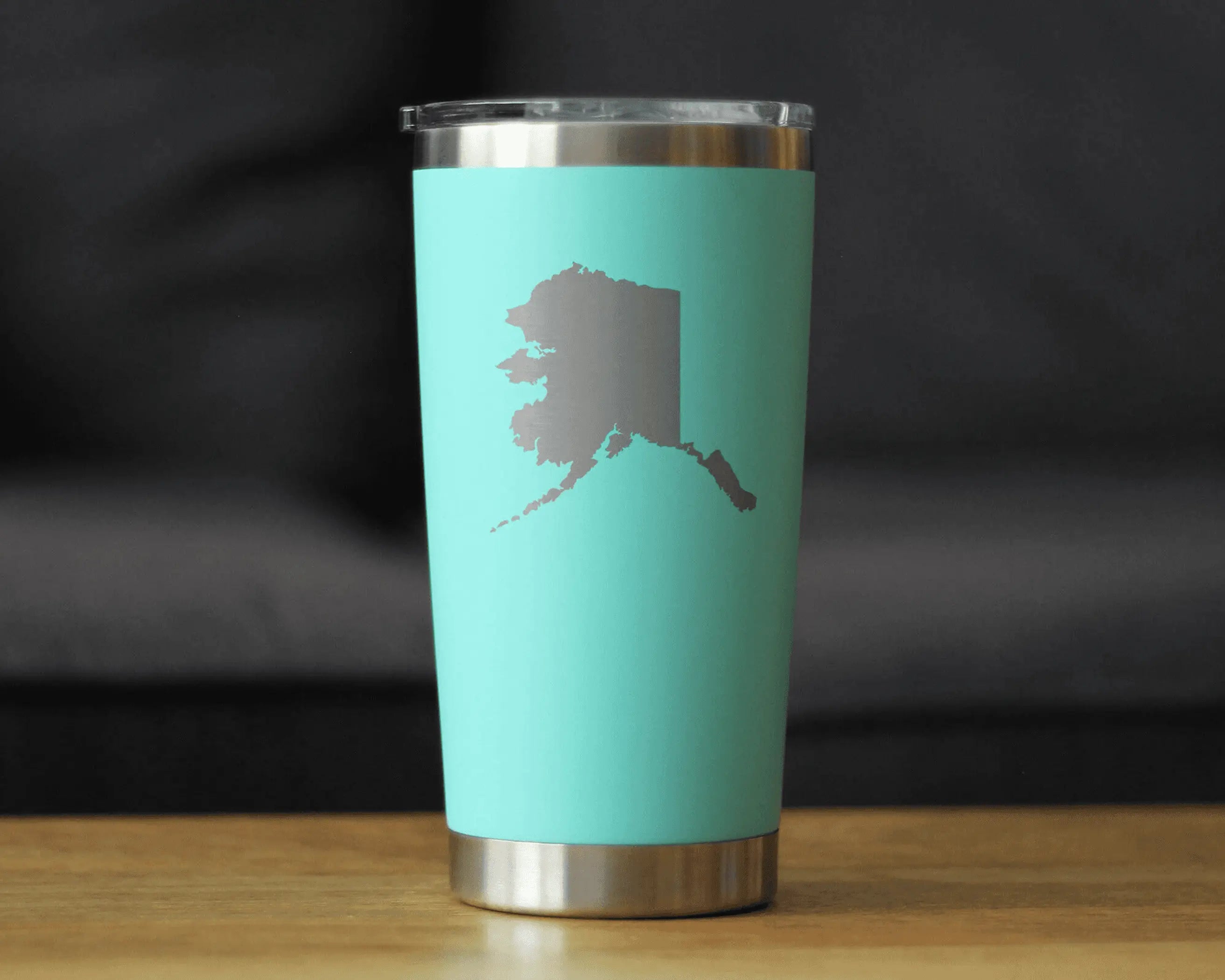 Alaska Outline Insulated Travel Tumbler - Alaskan Gifts Bevvee