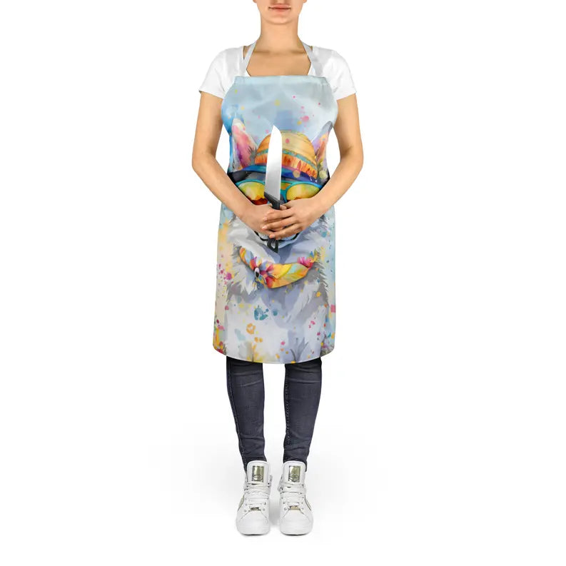 Alaskan Klee Kai Hippie Dawg Apron Caroline's Treasures