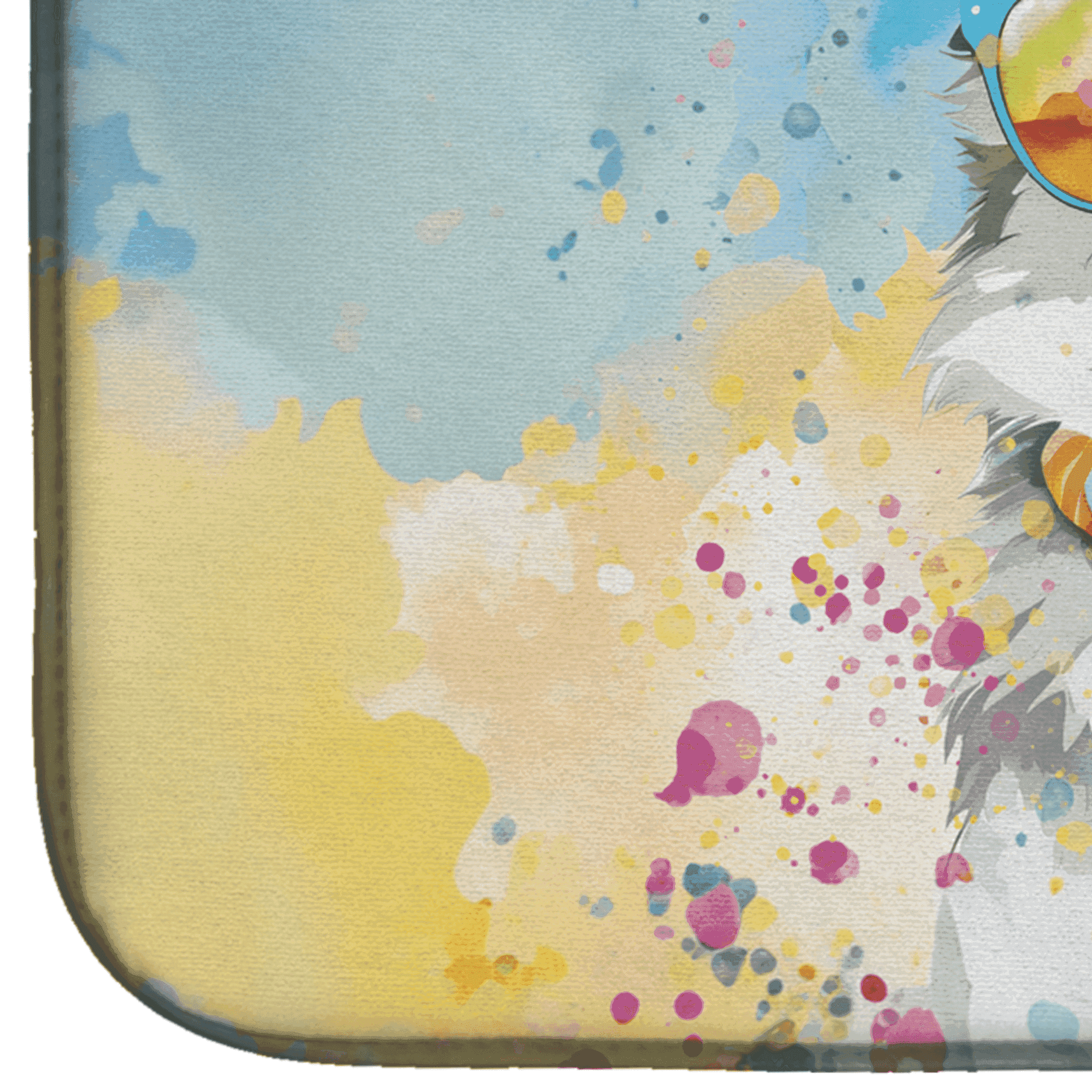 Alaskan Klee Kai Hippie Dawg Dish Drying Mat Caroline's Treasures