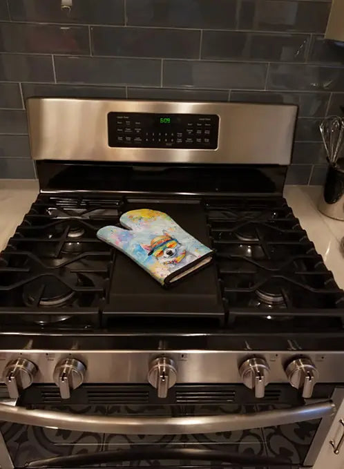 Alaskan Klee Kai Hippie Dawg Oven Mitt Caroline's Treasures