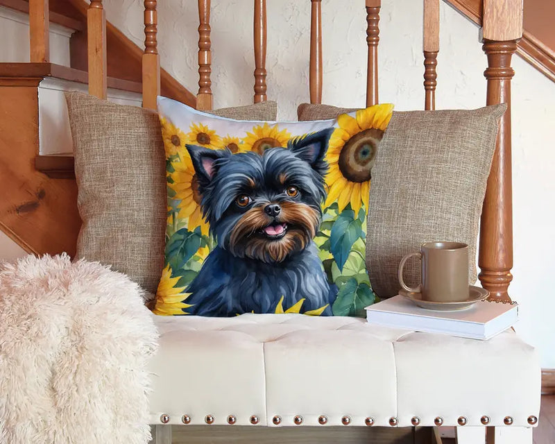 Alaskan Klee Kai in Sunflowers Pair of Pot Holders Caroline's Treasures