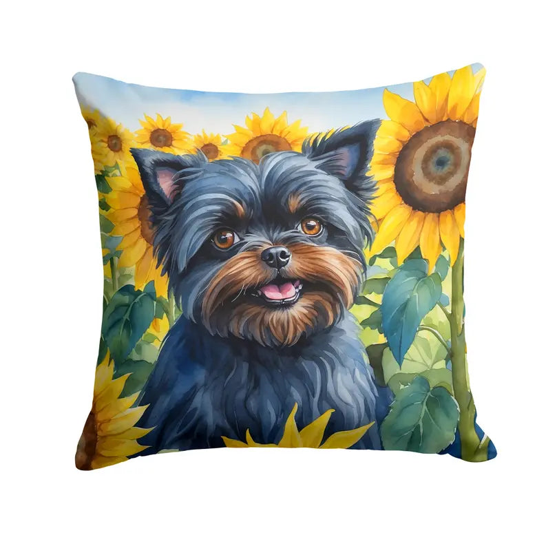 Alaskan Klee Kai in Sunflowers Pair of Pot Holders Caroline's Treasures