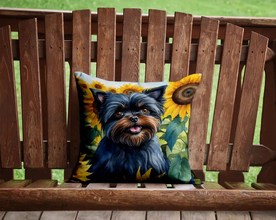Alaskan Klee Kai in Sunflowers Pair of Pot Holders Caroline's Treasures