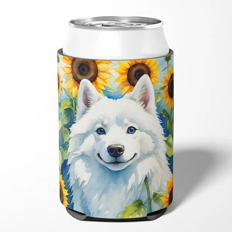 Alaskan Klee Kai in Sunflowers Pair of Pot Holders Caroline's Treasures