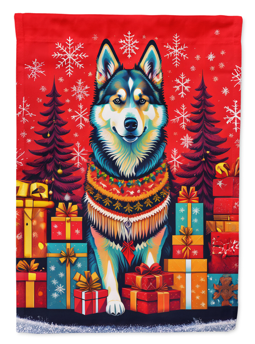 Alaskan Malamute Holiday Christmas Garden Flag Caroline's Treasures