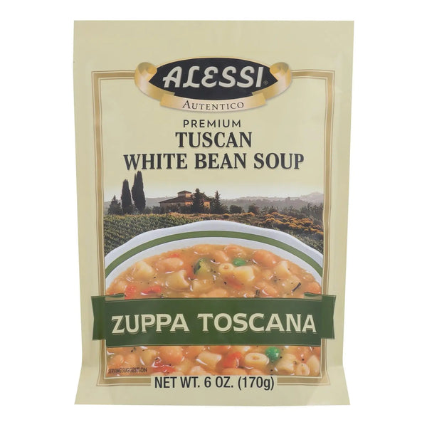 Alessi - Tuscan - White Bean Soup - Case Of 6 - 6 Oz. Alessi