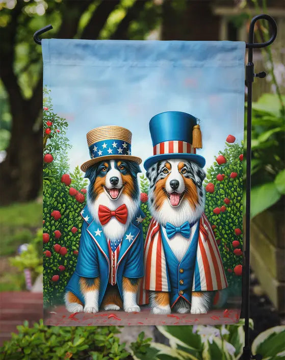 All American Australian Shepherd Garden Flag Caroline's Treasures