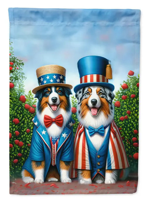 All American Australian Shepherd Garden Flag Caroline's Treasures