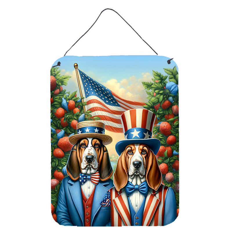 All American Bearded Collie Wall or Door Hanging Prints Caroline's Treasures