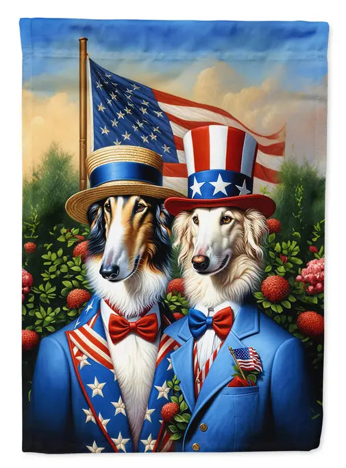 All American Borzoi Garden Flag Caroline's Treasures