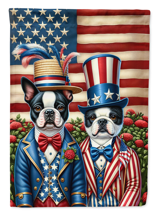 All American Boston Terrier Garden Flag Caroline's Treasures