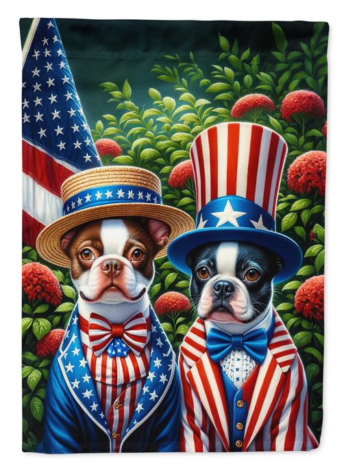 All American Boston Terrier Garden Flag Caroline's Treasures