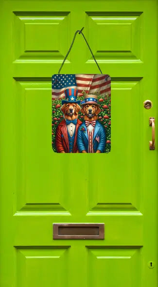 All American Chinese Crested Wall or Door Hanging Prints Caroline's Treasures