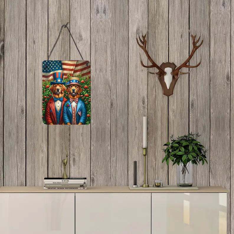 All American Chinese Crested Wall or Door Hanging Prints Caroline's Treasures