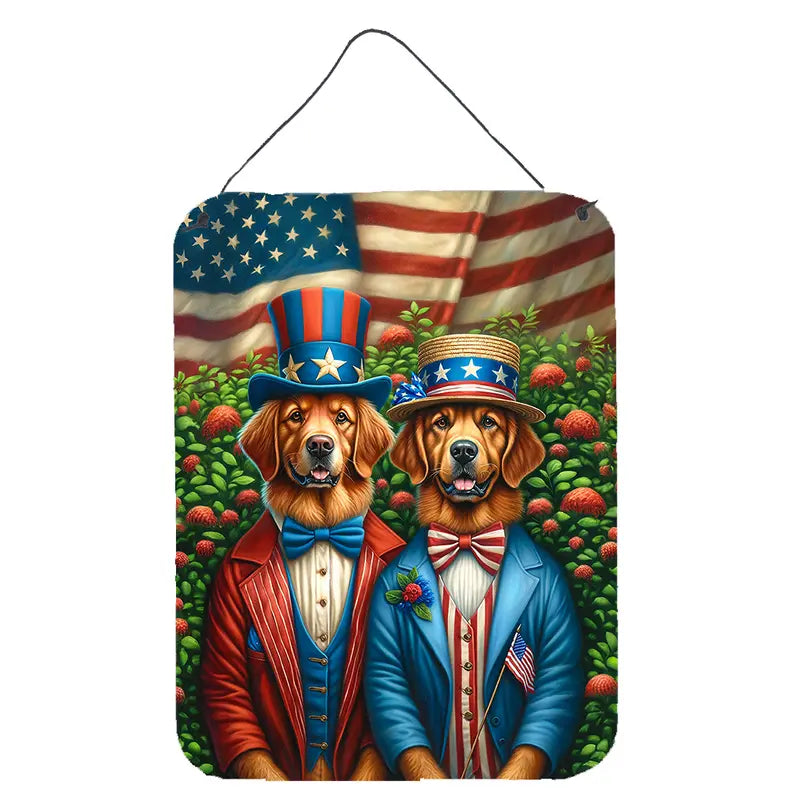 All American Chinese Crested Wall or Door Hanging Prints Caroline's Treasures