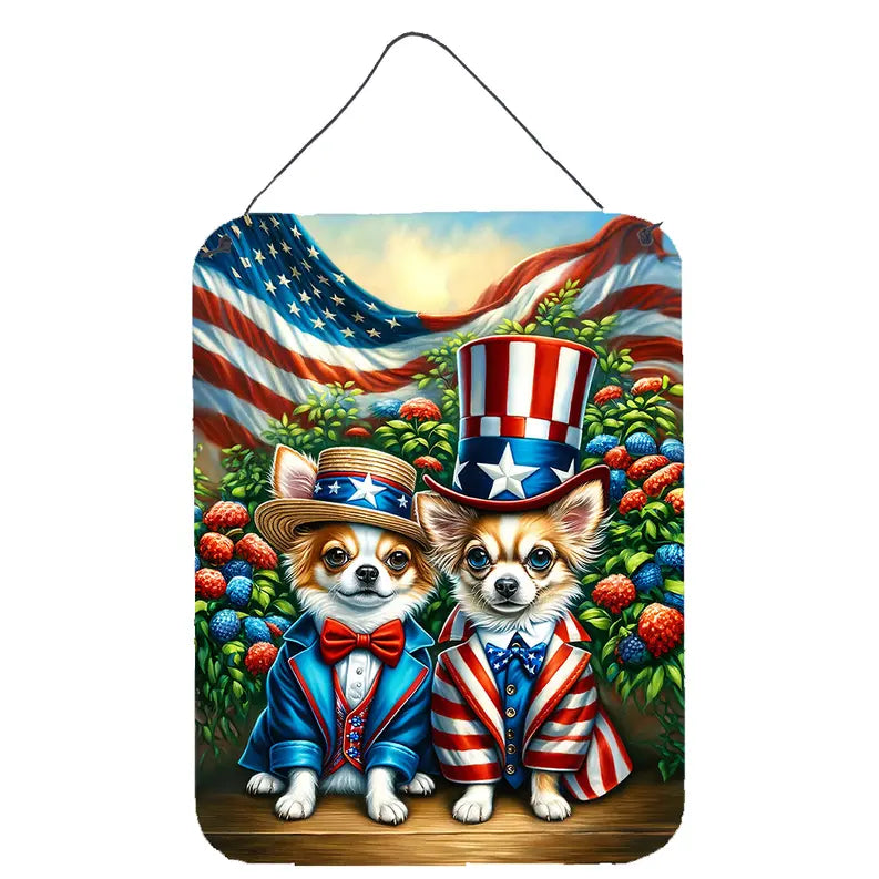 All American Chinese Crested Wall or Door Hanging Prints Caroline's Treasures