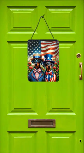 All American Dachshund Wall or Door Hanging Prints Caroline's Treasures