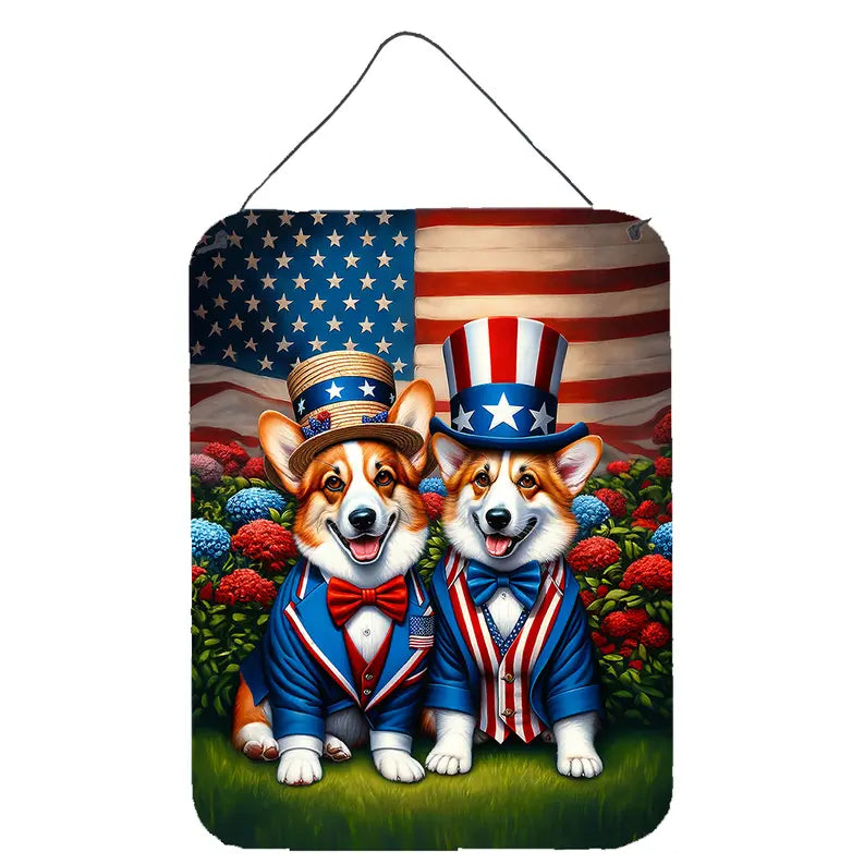 All American Dachshund Wall or Door Hanging Prints Caroline's Treasures