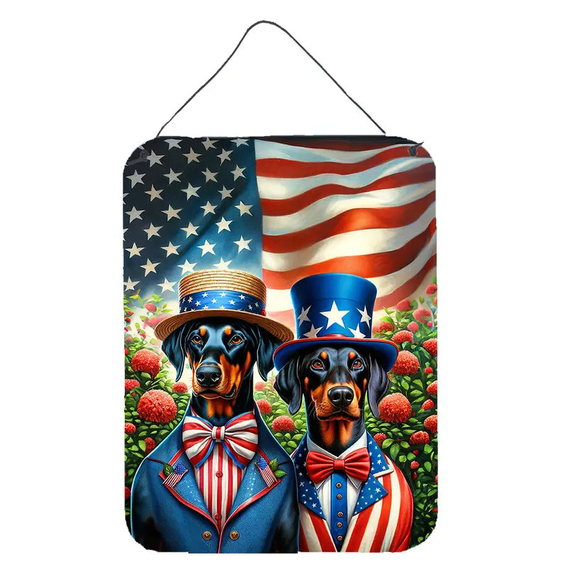 All American Dachshund Wall or Door Hanging Prints Caroline's Treasures
