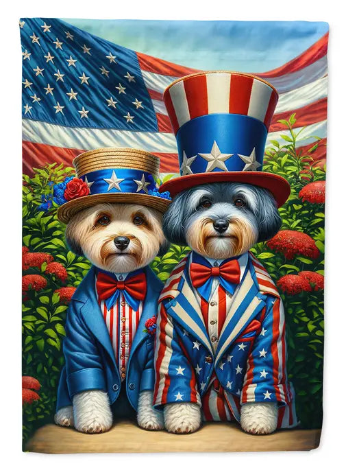 All American Dandie Dinmont Terrier Garden Flag Caroline's Treasures